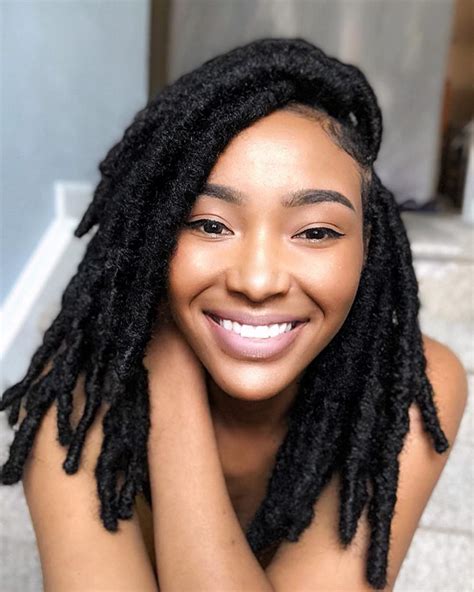 faux locs hairstyles short